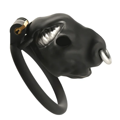Bull Chastity Cage - Black