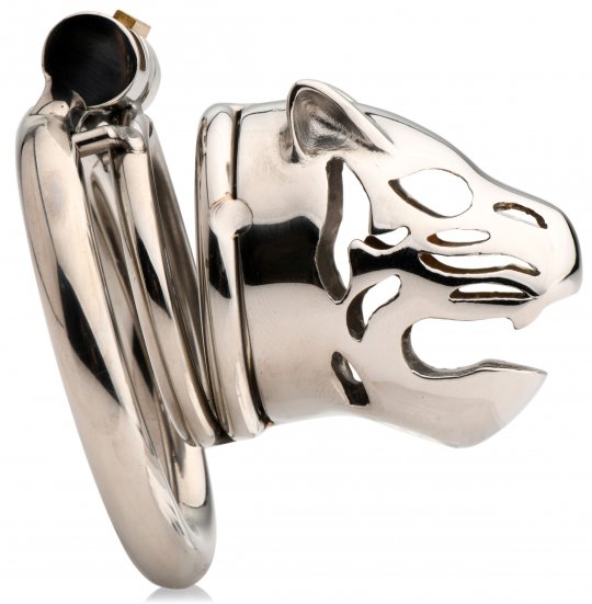 Caged Cougar Locking Chastity Cage