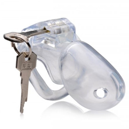 Clear Captor Chastity Cage - Large