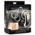 Forged Captor Locking Stainless Steel Chasity Cage